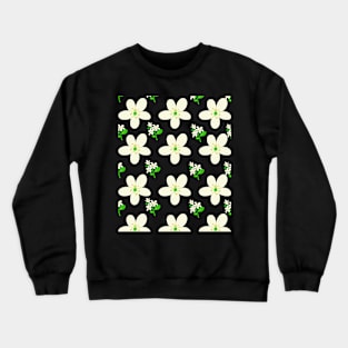 jasmine flower pattern Crewneck Sweatshirt